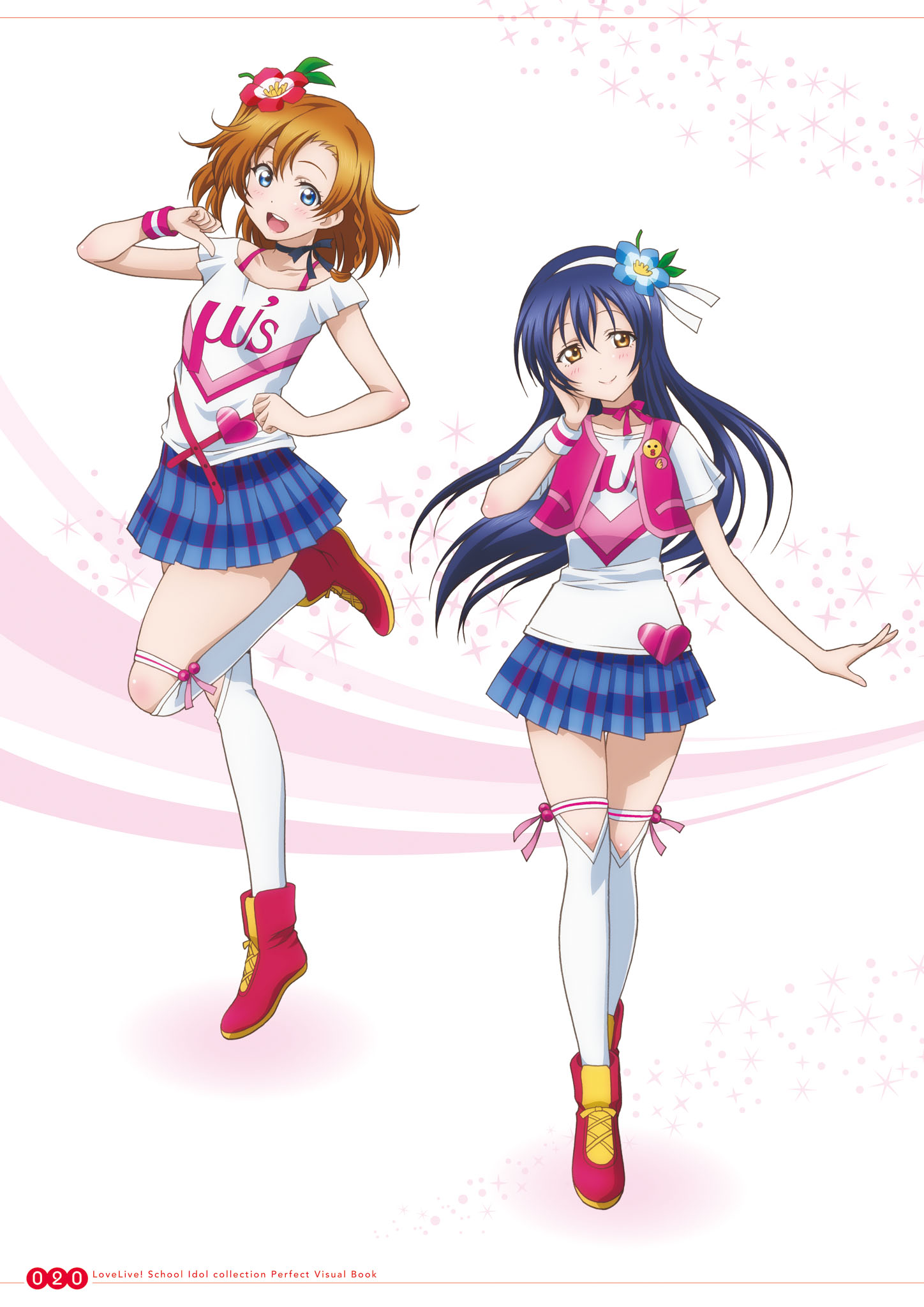 Love Live Kousaka Honoka Sonoda Umi Garter Tagme Thighhighs Yande Re